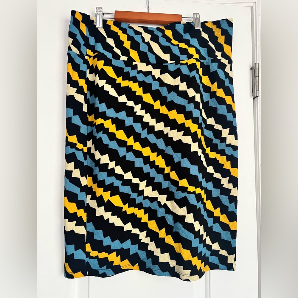 Colorful Geometric Patterned Skirt